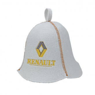 Банная шапка Luxyart Renault One Size белый LA-689