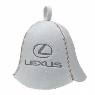 Банная шапка Luxyart Lexus One Size белый LA-916