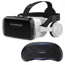 Очки виртуальной реальности Shinecon SC-G04BS+SC-B01 Черно-белый