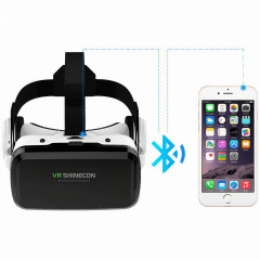 Очки-шлем виртуальной реальности Shinecon VR SC-G04BS Black White Хмельницький