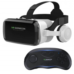 Очки виртуальной реальности Shinecon SC-G04BS+SC-B01 Черно-белый Київ