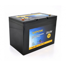 Аккумуляторная батарея Vipow LiFePO4 25.6V 30Ah со встроенной ВМS платой 25A