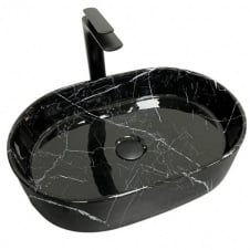 Раковина VBI Verona 50 Marmo Glossy чорний VBI-011314