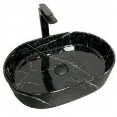 Раковина VBI Verona 50 Marmo Glossy чорний VBI-011314 Кропивницкий