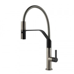 Змішувач для кухні Gessi Mesh сталь/чорний матовий (60005599) Киев