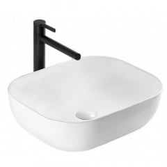 Раковина накладна Rea Mona Slim білий (REA-U6300) Київ