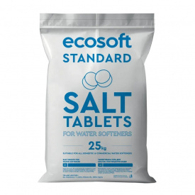Таблетована сіль Ecosoft Standard 25 кг (KECOSILSTD)