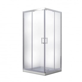 Душова кабіна Besco Modern 90x90x185, скло mrozone (MK-90-185-M)