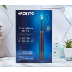 Зубная щетка электрическая Ardesto ETB-211B Черный (2641186474) Днепр