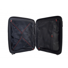 Чемодан дорожный Малый (S) под Ручную кладь Полипропилен Airtex 241 40л 55x39,5x22см Коричневый Дніпро