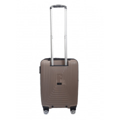Чемодан дорожный Малый (S) под Ручную кладь Полипропилен Airtex 241 40л 55x39,5x22см Коричневый Дніпро