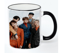 Чашка No Brand super junior k pop 330 мл Разноцветный (chaskpop-43)