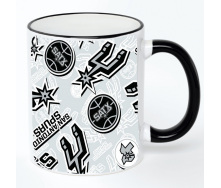 Чашка No Brand san antonio spurs 330 мл Разноцветный (chaskazz-16)