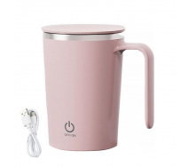 Автоматическая чашка-мешалка No Brand DTM-661 350 мл Pink