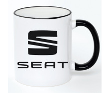 Чашка No Brand Seat 330 мл Белый (chaska-ab-10-21)