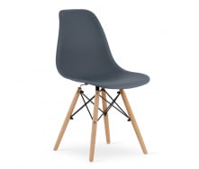 Кресло Jumi Plastic Chair 81х46 см Grey