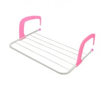 Компактная сушилка для одежды Fold Clothes Shelf Розовый (hub_886072)