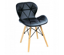 Кресло Jumi Scandinavian Design 73х46 см Black