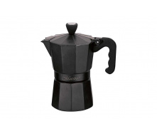Кофеварка гейзерная алюминиевая Maesrto 150 мл (MR-1666-3-BLACK)