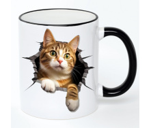 Чашка No Brand Cat 330 мл Разноцветный (chaska-cat-1)