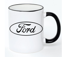 Чашка No Brand Ford 330 мл Белый (chaska-ab-10-35)
