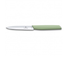 Кухонный нож для очистки Victorinox Swiss Modern Paring 10 см Зеленый (6.9006.1042)