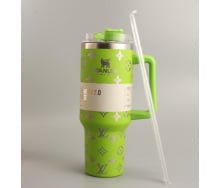 Термокружка Stanley Quencher H2.0 Tumbler 1,18 л Green Monogram KT6007828