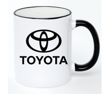 Чашка No Brand Toyota 330 мл Белый (chaska-ab-10-5)