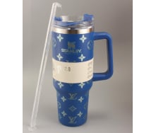 Термокружка Stanley Quencher H2.0 Tumbler 1,18 л Royal Blue Monogram KT6007835