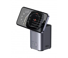 Зарядная станция Ugreen CD342 100W 2-in-1 GaN Charging Station EU Space Gray