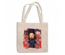 Эко-сумка шоппер с патриотическим принтом 