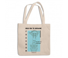 Эко-сумка шоппер с патриотическим принтом 