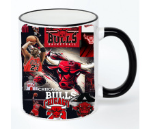Чашка No Brand chicago bulls 330 мл Разноцветный (chaskazz-28)