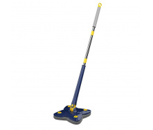 Швабра телескопическая RIAS Mop 360 вращающаяся на 360° с отжимом Blue (3_03919)