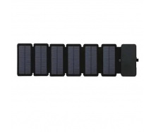 Внешний аккумулятор Xiamen 5V 1A Power Bank Solar Черный (2238059524)