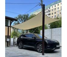 Тент навес затеняющий прямоугольный No Brand 200x300 см Молочный (2573923682)