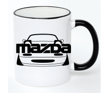 Чашка No Brand Mazda 330 мл Белый (chaska-ab-10-39)