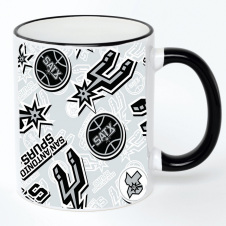 Чашка No Brand san antonio spurs 330 мл Разноцветный (chaskazz-16)
