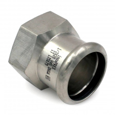 Фото - Перехідник нержавіючий RM Inoxpres 190 Ø15 х 3/4 В Перехідник нержавіючий RM Inoxpres 190 Ø15 х 3/4 В