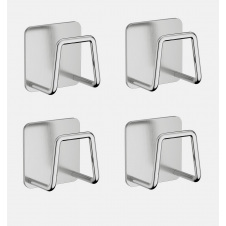 Крючок для кухни из нержавеющей стали держатель ANbeauty 4 шт Silver (AN0103395)