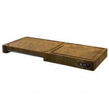 Фото - Доска разделочная торцевая двойная с поддоном Gorillas BBQ DS56 700х300х60 мм Коричневый (5497) Доска разделочная торцевая двойная с поддоном Gorillas BBQ DS56 700х300х60 мм Коричневый (5497)