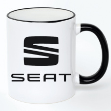 Чашка No Brand Seat 330 мл Белый (chaska-ab-10-21)