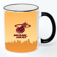 Чашка No Brand Miami Heat и Philadelphia Sixers 330 мл Разноцветный (chaskazz-19)