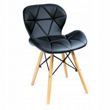 Кресло Jumi Scandinavian Design 73х46 см Black