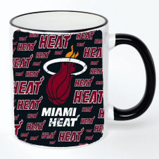 Чашка No Brand Miami Heat и Philadelphia Sixers 330 мл Разноцветный (chaskazz-20)