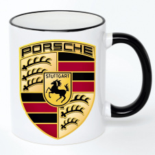 Чашка No Brand Porsche 330 мл Белый (chaska-ab-10-43)