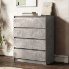 Комод No Brand NT-215 80x40x100 см Бетон (13828482)