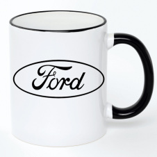 Чашка No Brand Ford 330 мл Белый (chaska-ab-10-35)