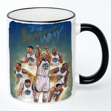 Чашка No Brand golden state warriors 330 мл Разноцветный (chaskazz-25)