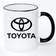 Чашка No Brand Toyota 330 мл Белый (chaska-ab-10-5)